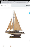 Model sailing yacht small